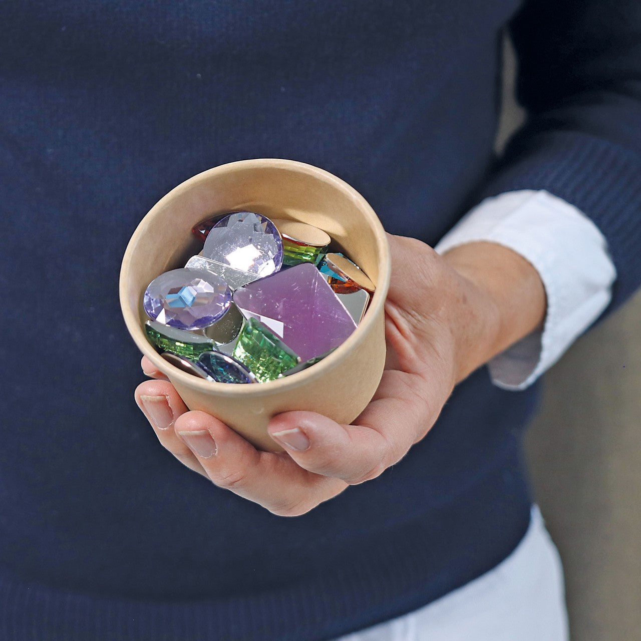 Grimm's Acrylic Glitter Stones (28 pcs)