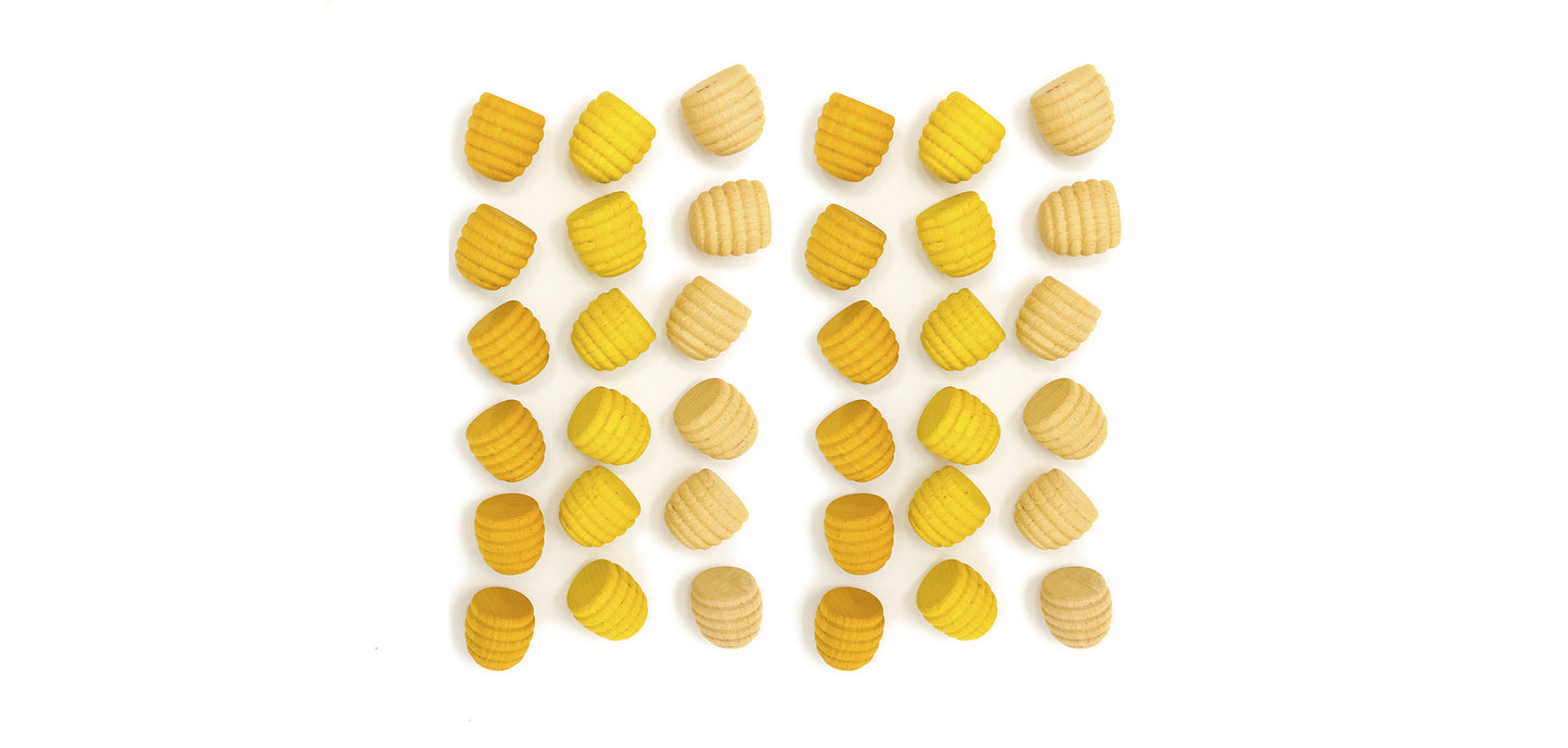 Grapat Wood Mandala Honeycombs (36 pcs)