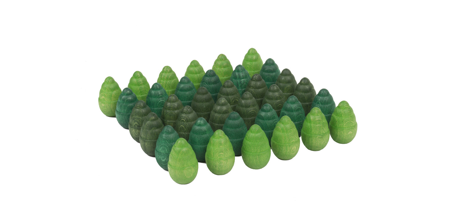Grapat Wood Mandala Trees (36 pcs)