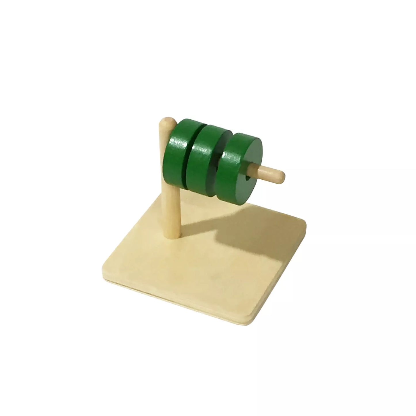 Discs on a Horizontal Dowel