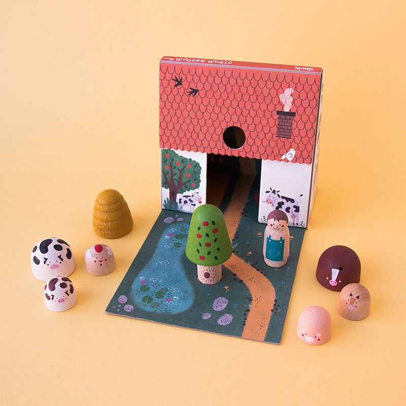 Londji My Wooden World - Farm