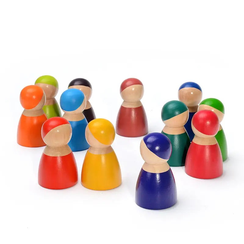 Peg People - 12 Colours