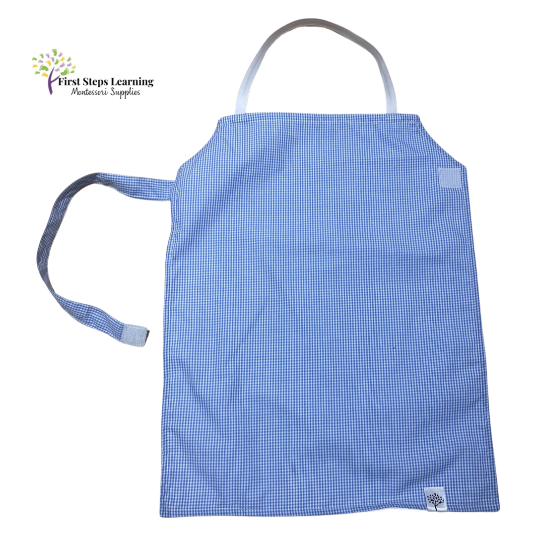 Blue Checkered Apron