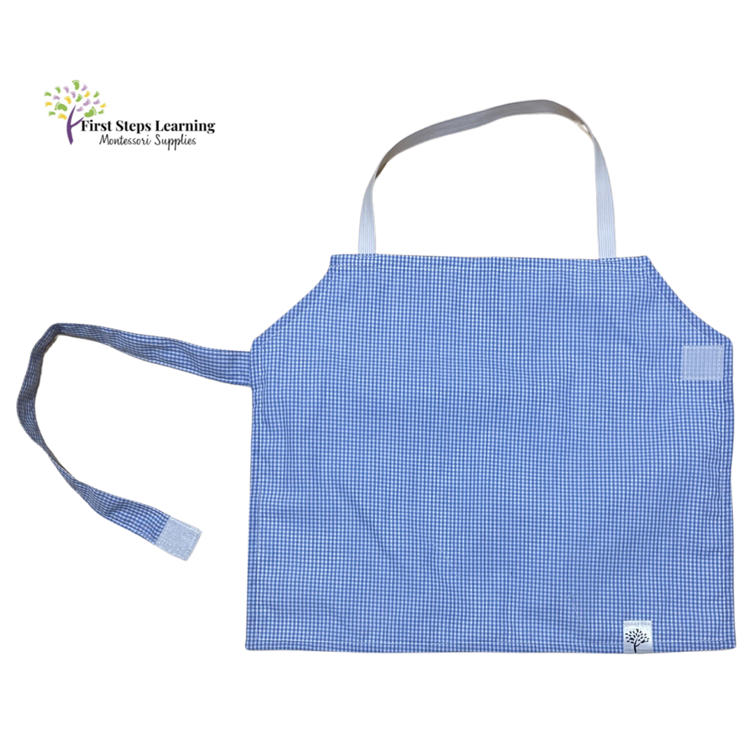 Blue Checkered Apron
