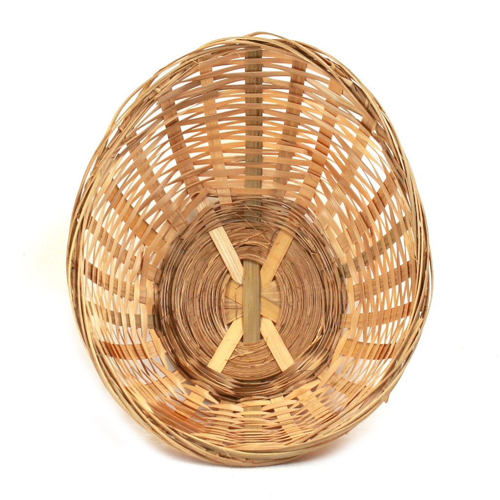 Oval Natural Bamboo Basket