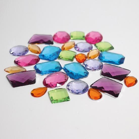 Grimm's Acrylic Glitter Stones (28 pcs)