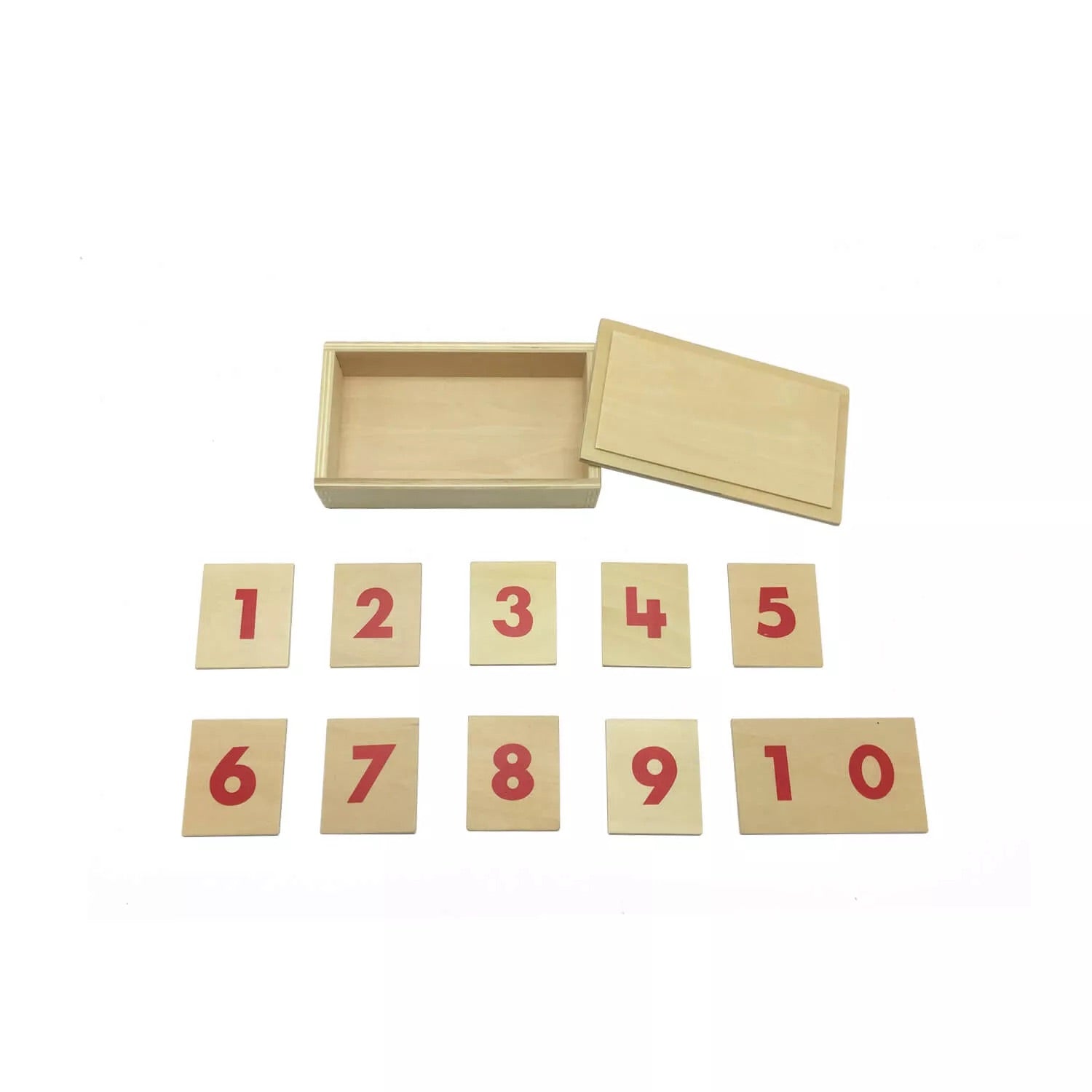 Printed Numerals for Number Rods – FSL Montessori Supplies