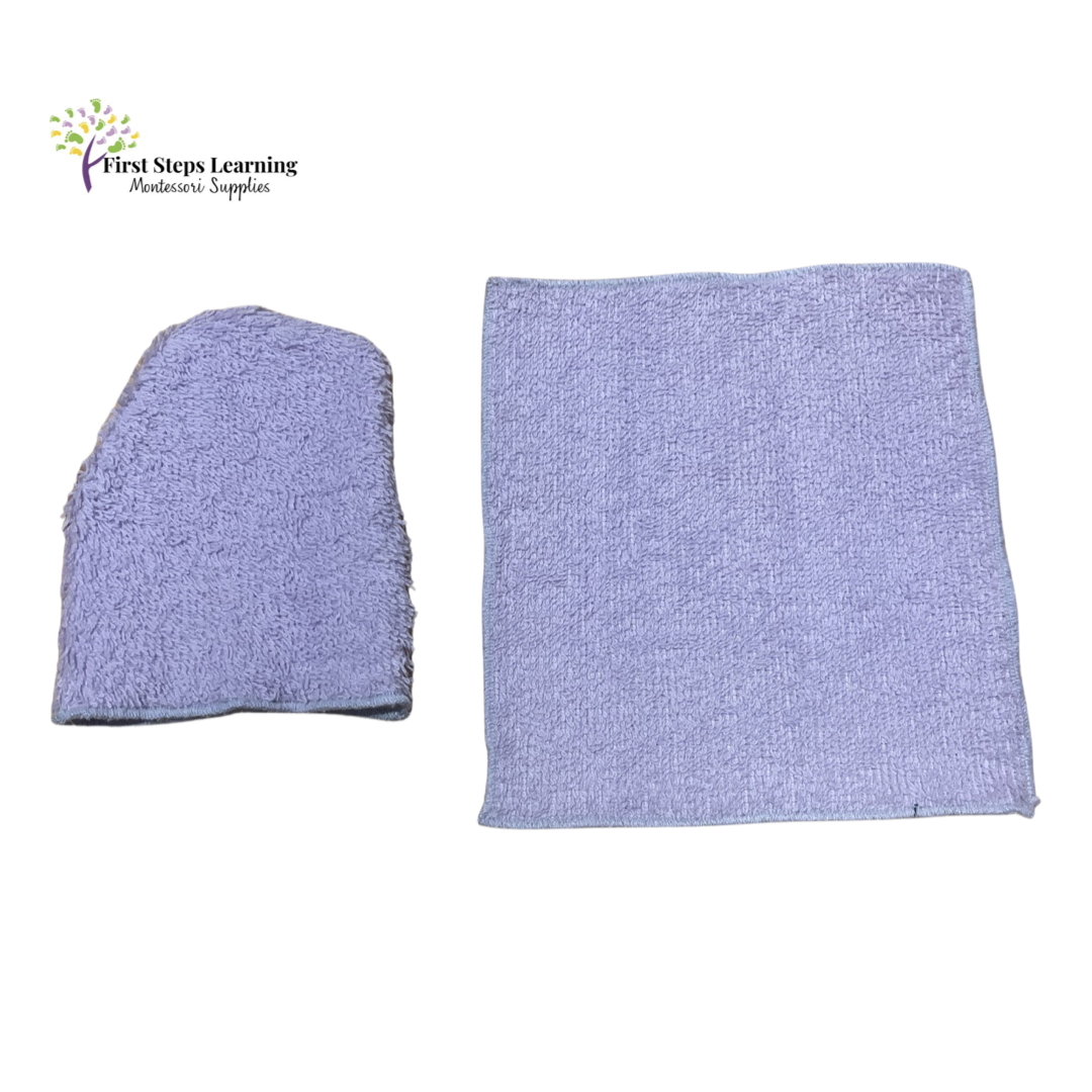 Lavender Mitt and Towel