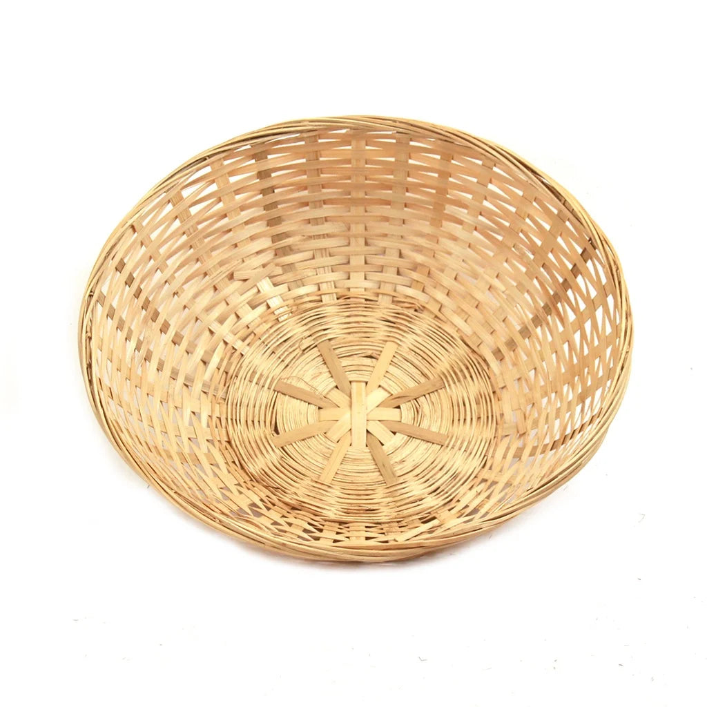 Small Round Bamboo Basket
